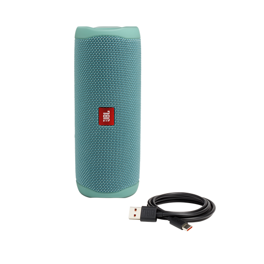 JBL Flip 5 - Teal - Portable Waterproof Speaker - Detailshot 1